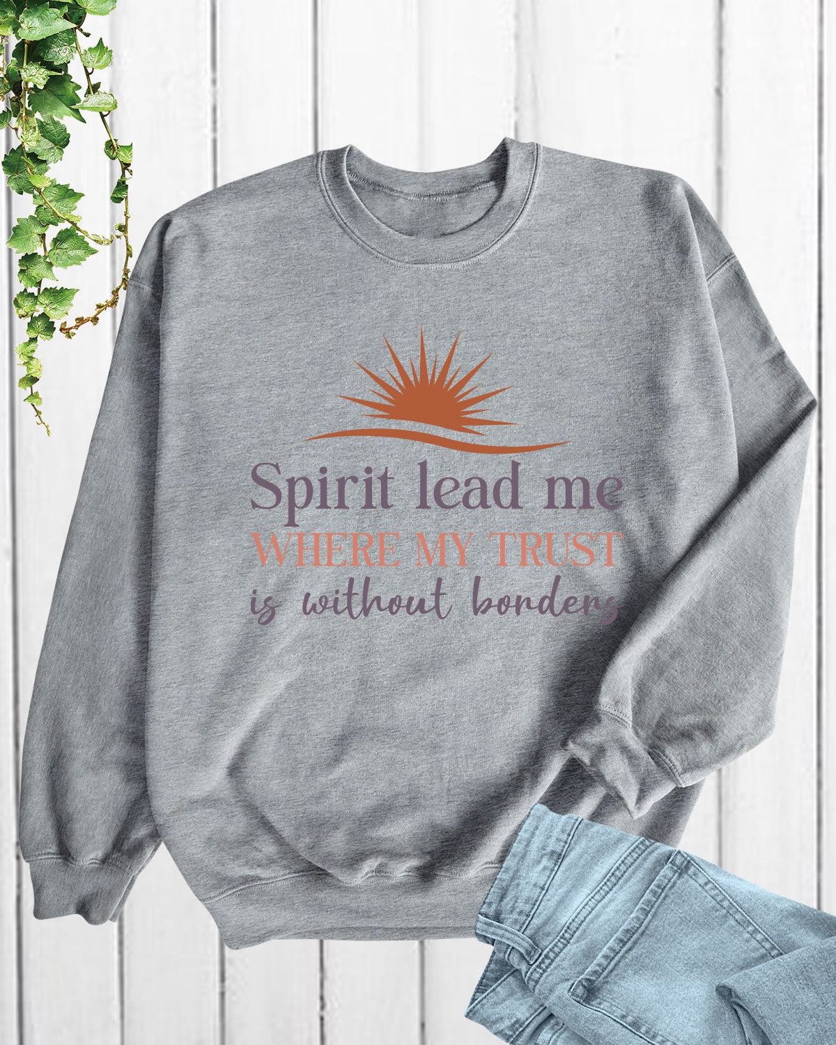 Spirit Religious Long Sleeve Christian Tshirt