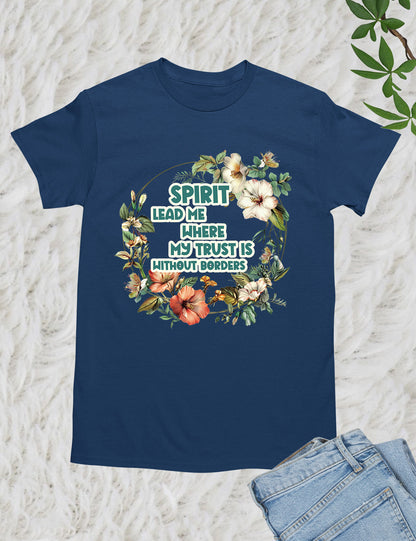 Spirit Leads Me Bible verse T Shirt