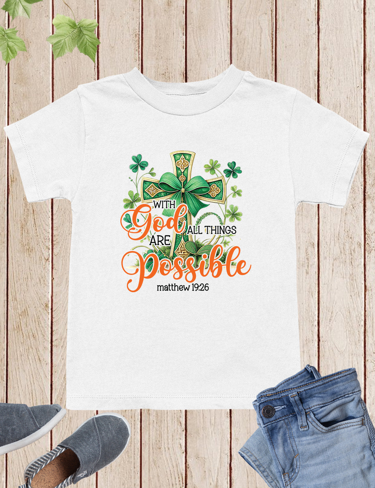 St Patrick’s Day Bible Verse Kids T Shirt