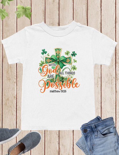 St Patrick’s Day Bible Verse Kids T Shirt
