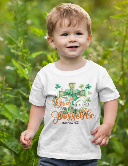 St Patrick’s Day Bible Verse Kids T Shirt