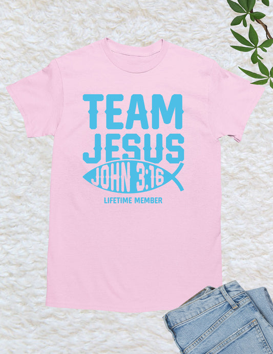 Team Jesus Lifetime Member Christian T Shirt