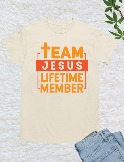 Team Jesus Tee Shirt Lifetime Member
