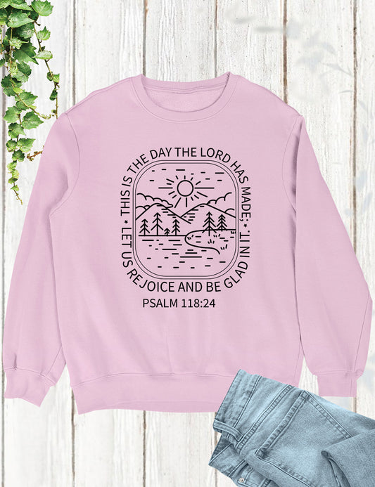 This is The Day Lord has Made Vintage Christian Sweatshirt