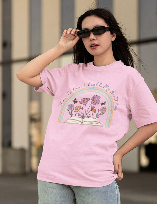 Christian Bible Verse This is How I Fight My Battle T Shirt