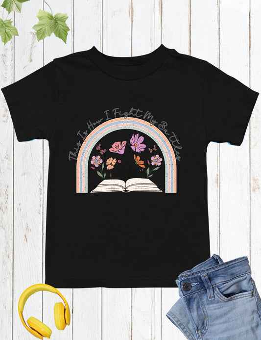 Christian Bible Verse This is How I Fight My Battle Kids T Shirt