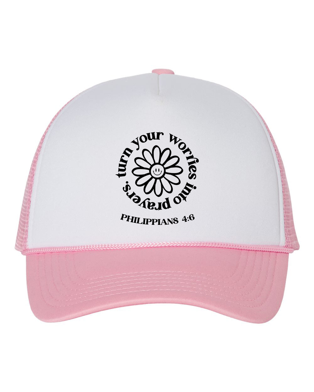 Turn Your Worries into Prayer Cap Trucker Hat