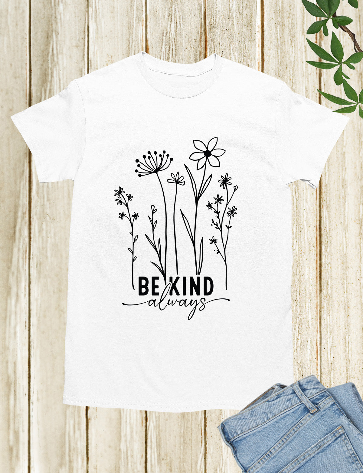 Be Kind Always Floral Trendy Shirt