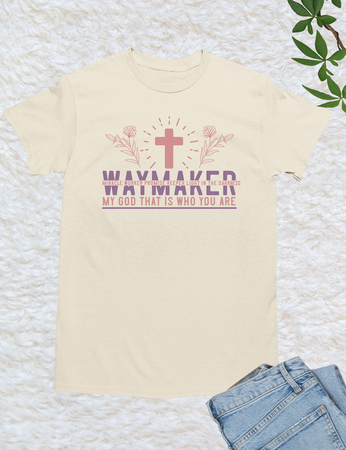 Way maker Miracle Worker Promise keeper T Shirts
