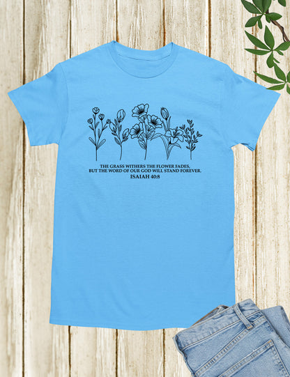 Wildflower Bible Verse T shirts