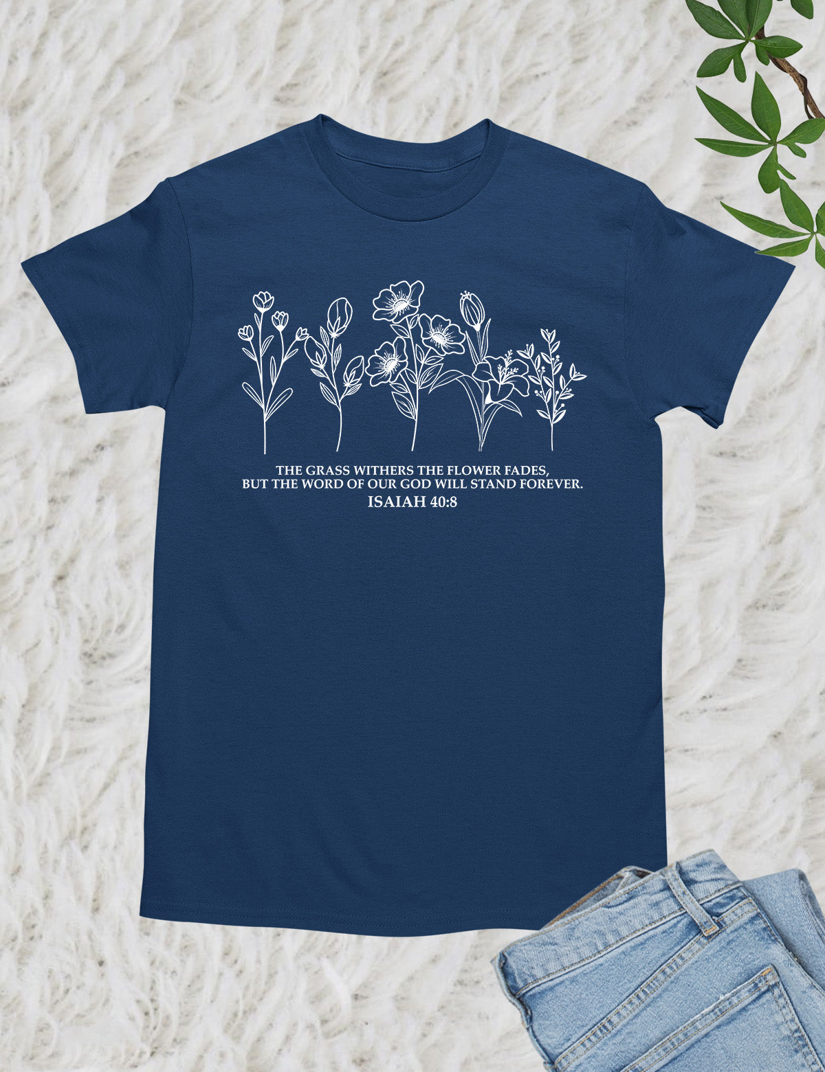 Wildflower Bible Verse T shirts