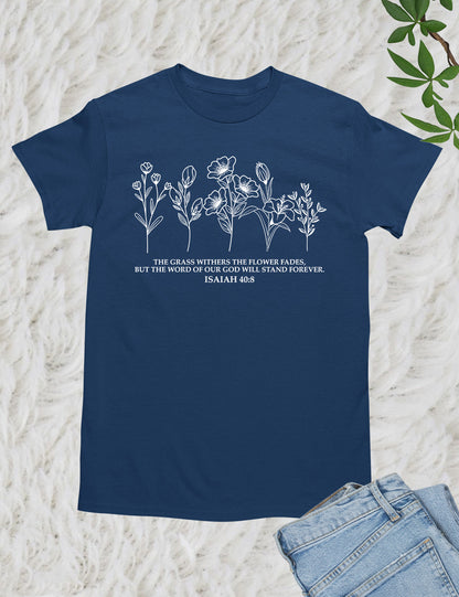 Wildflower Bible Verse T shirts