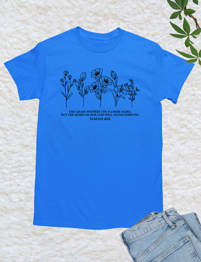 Wildflower Bible Verse T shirts