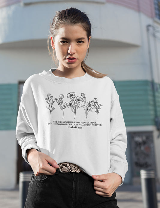 Wildflower Bible Verse Sweatshirts
