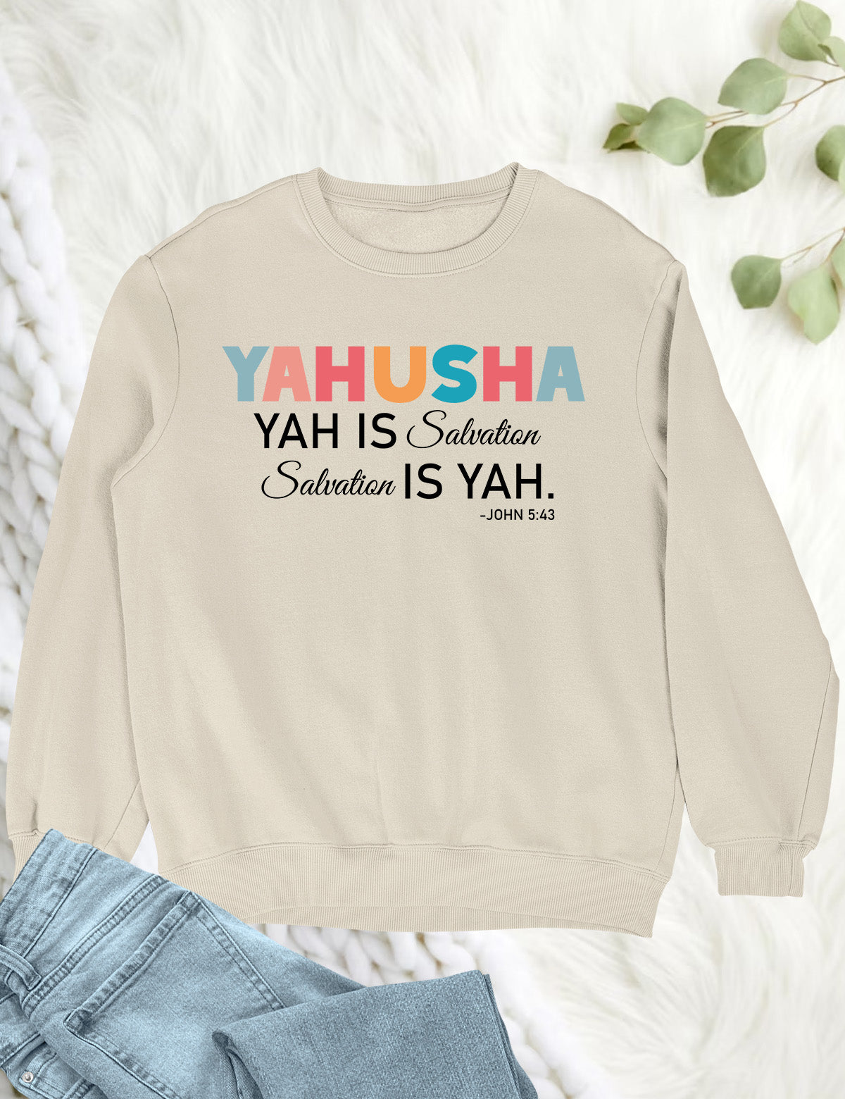 Yahusha Salvation Christian Sweaters