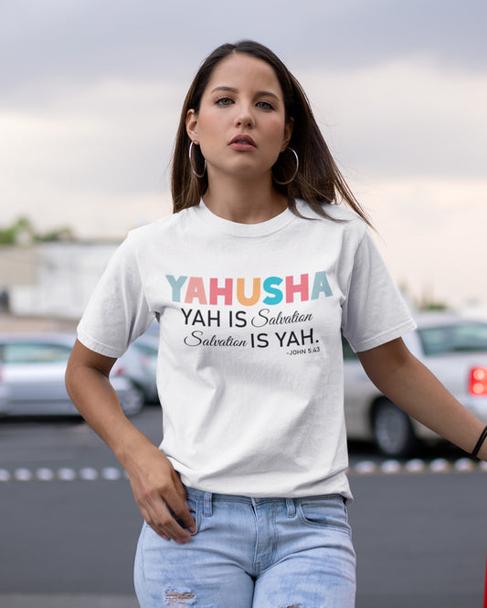 Yahusha Salvation Christian Tees