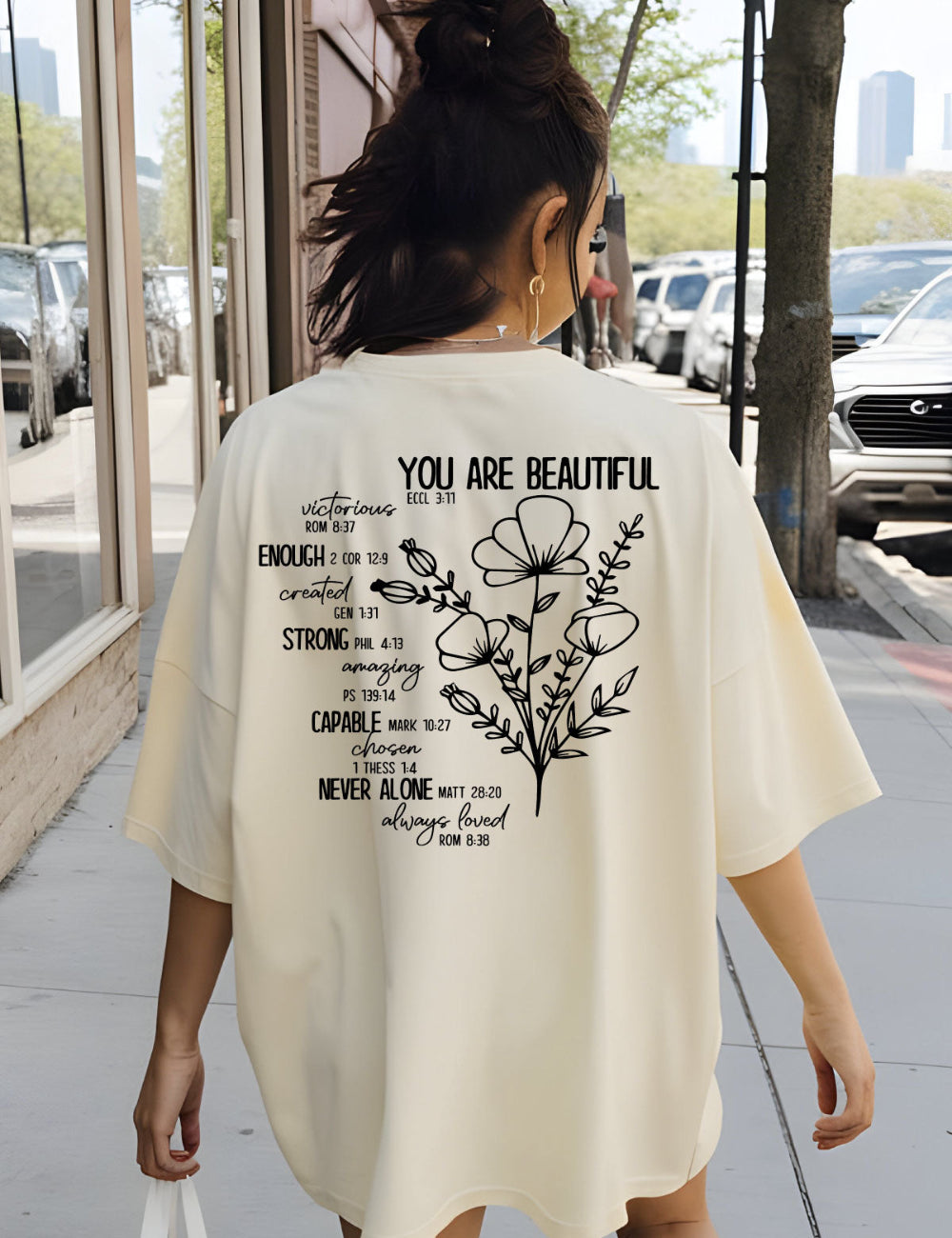You Are Beautiful Shirt - Ivory Shirt
