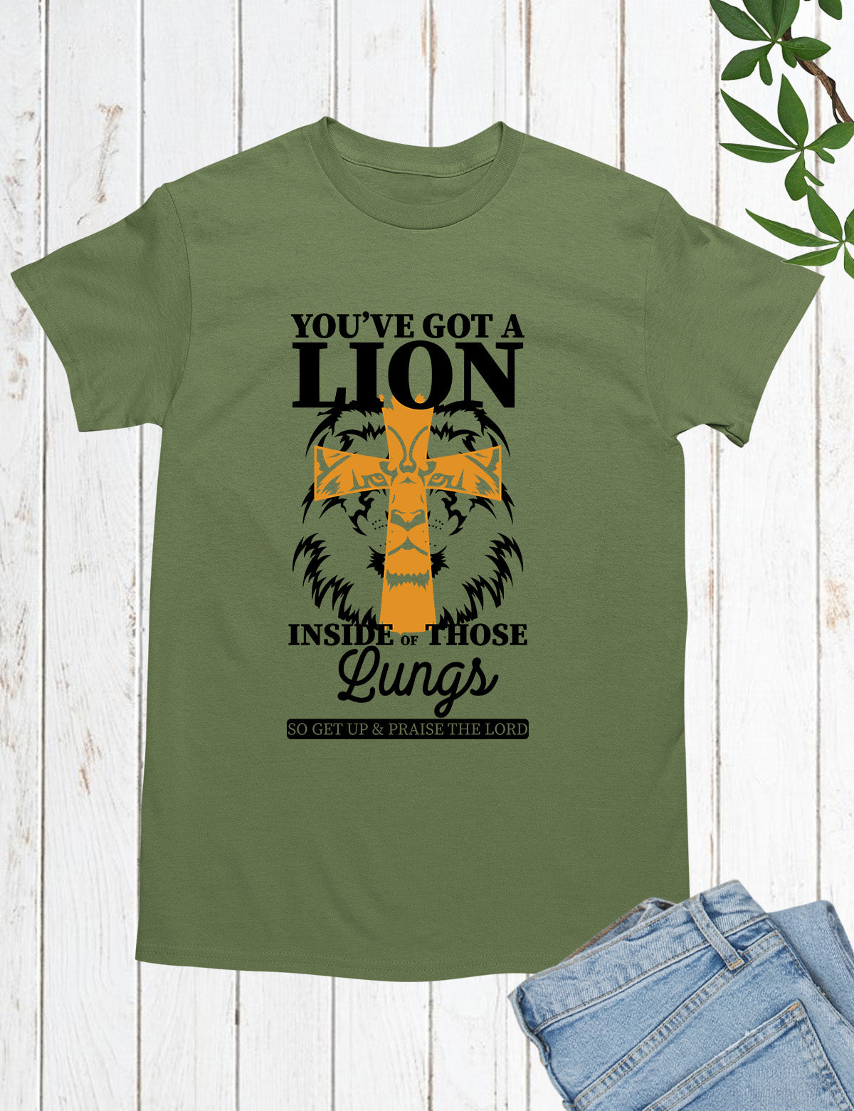 Yeshua Lion Shirt Jesus Tee
