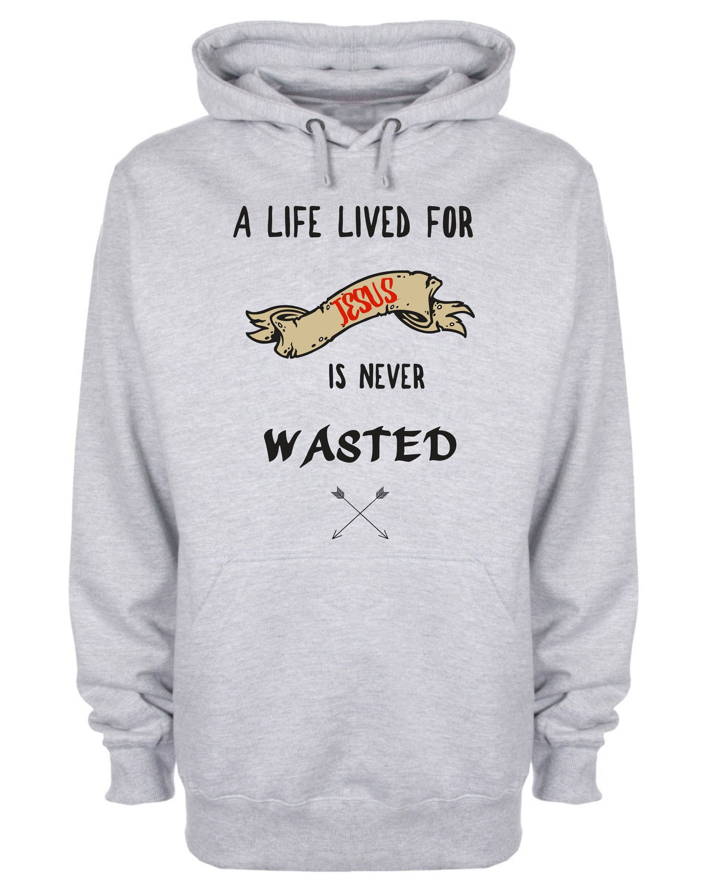 A Life Lived For Jesus Is Never Wasted Hoodie Christian Sweatshirt