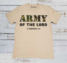 Army of the Lord Timothy Christian Beige T Shirt