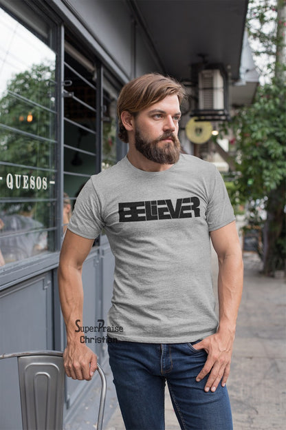 Believer Jesus Christ Christian T Shirt - SuperPraiseChristian