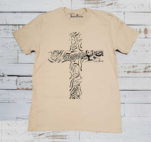 Christian Cross Jesus Christ Story Art Christian Beige T-shirt
