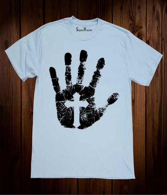 Cross On Hand  Gospel T Shirt
