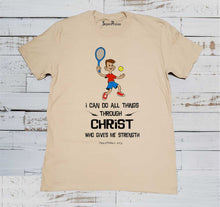Do Thing Through Christ Christian Beige T Shirt
