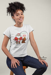 Christmas Women T Shirt Do Not Stop Believe Jesus Ladies tee