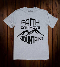 Faith Can Move Mountain Prayer Christian T Shirt