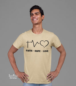 Faith Hope Love Bible Verse Faith Christian T Shirt