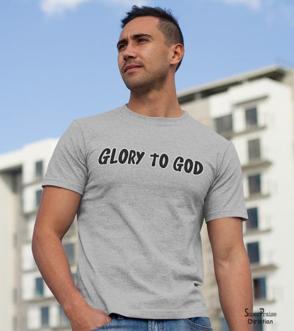 Glory to God Faith Bible Verse Grace Christian T Shirt