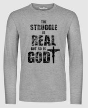 God is Real Faith Long Sleeve T Shirt Sweatshirt Hoodie