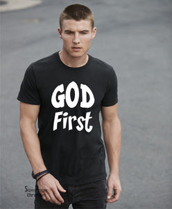 God First 1st the Father in Heaven Gospel Christian T shirt - Super Praise Christian