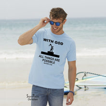 With God All Things Are Possible Bible Christian T Shirt - SuperPraiseChristian