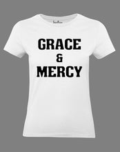 Women Christian T Shirt Grace And Mercy