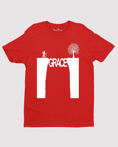 Rescued By Grace Tree of Life Grace over Valley Christian T shirt