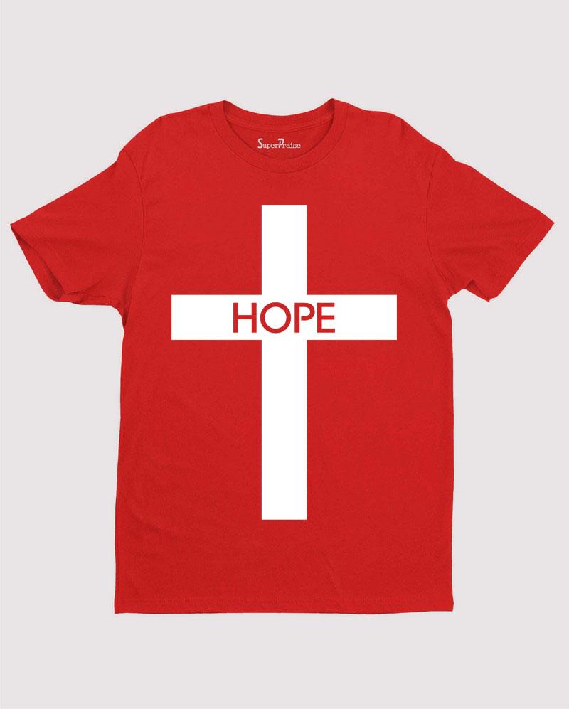Hope Cross Symbol pastor gifts Christian T Shirt