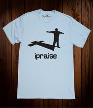 I Praise Christian Sky Blue T Shirt