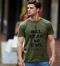 I Will Fear No Evil  Christian T Shirt - SuperPraiseChristian