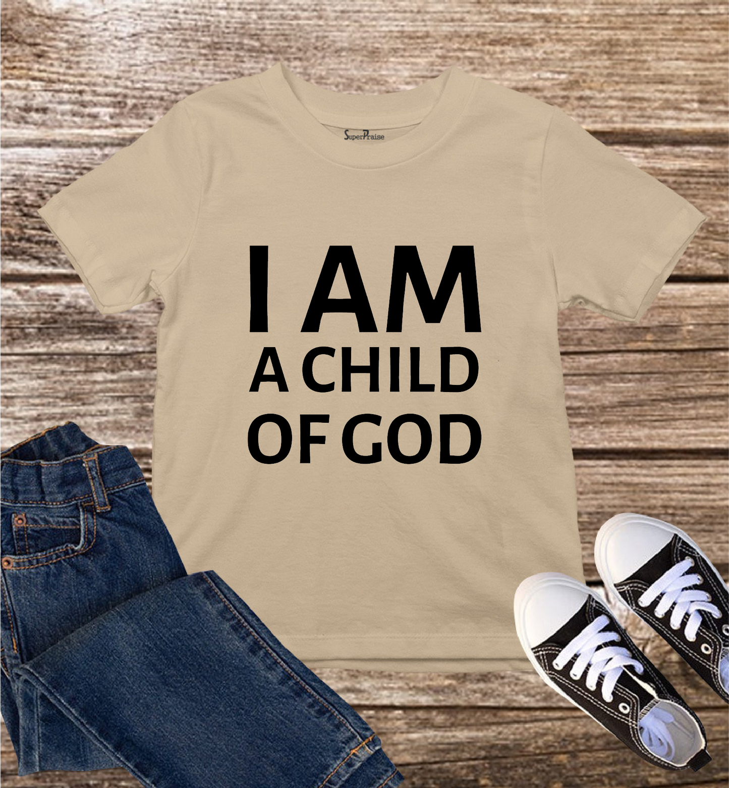 I Am A Child of God Christianity Kids T Shirt