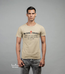 In God Trust And I Am Not afraid Christian T Shirt