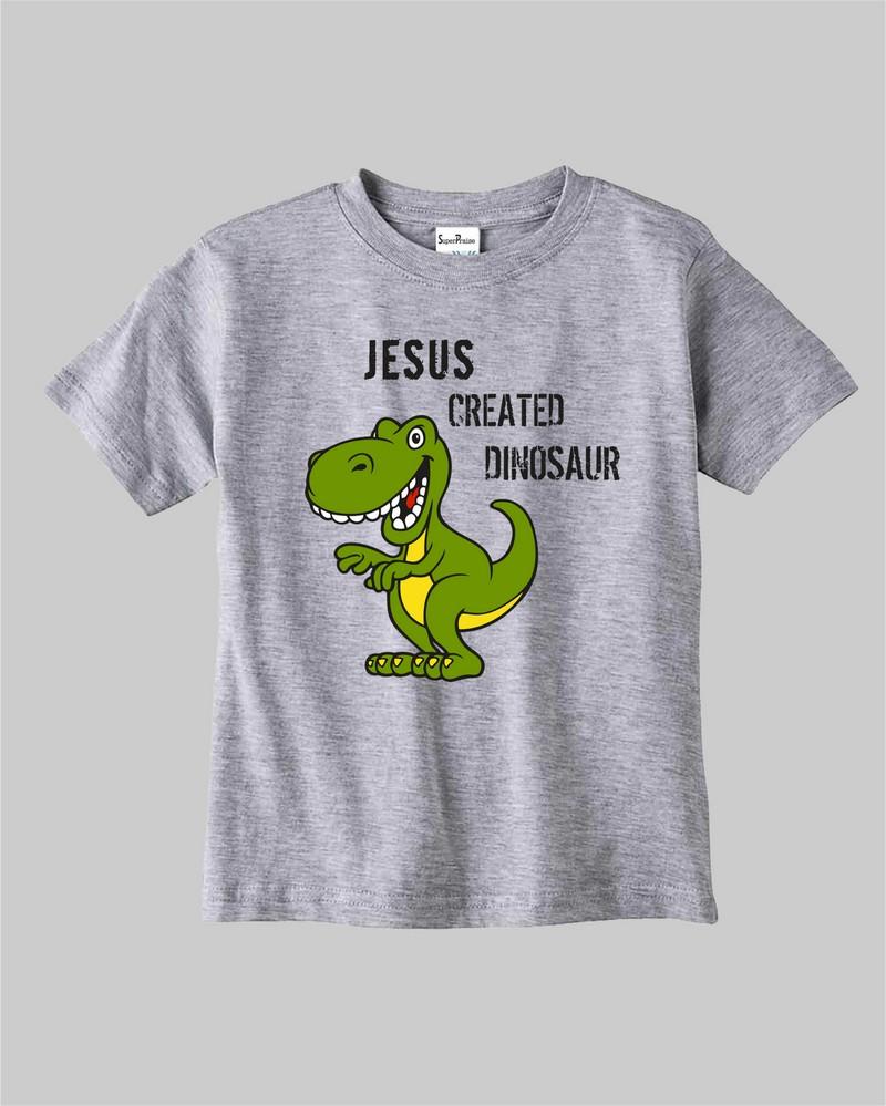 Dinosaur In the Bible Kids T shirt
