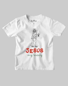 Jesus My Buddy Thumb Up Grace Bible Scripture Christian Kids T shirt