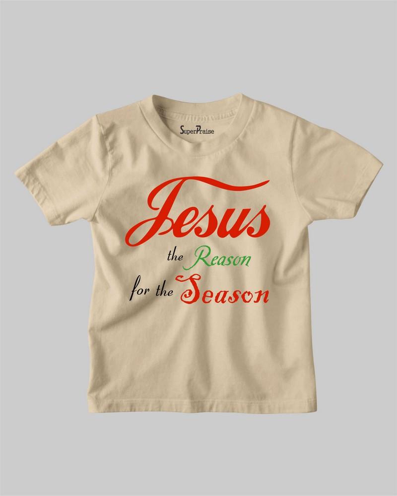 Jesus The Reason For the Season Christmas Christian Kids T shirt