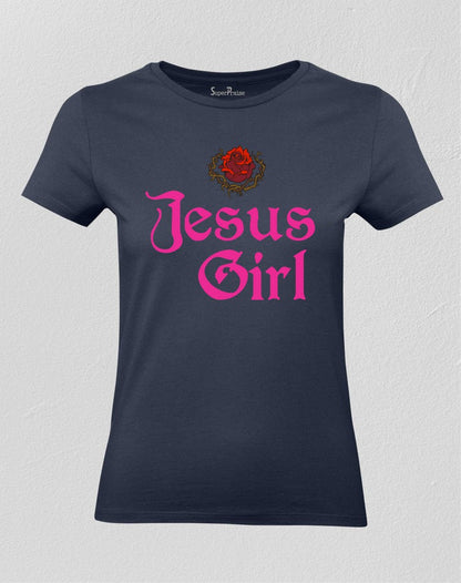 Christian Women T shirt Jesus Girl God Christ Worship