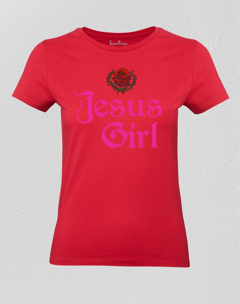 Christian Women T shirt Jesus Girl God Christ Worship