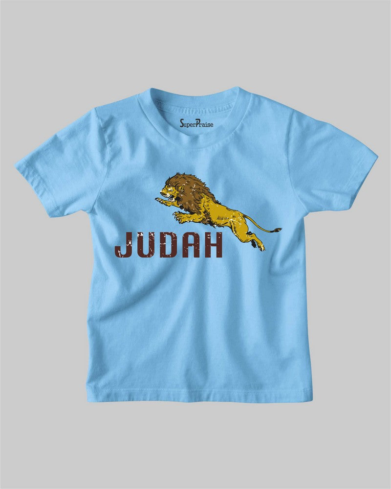 The Lion of Judah Strength Power King Jesus Christ Christian Kids T Shirt