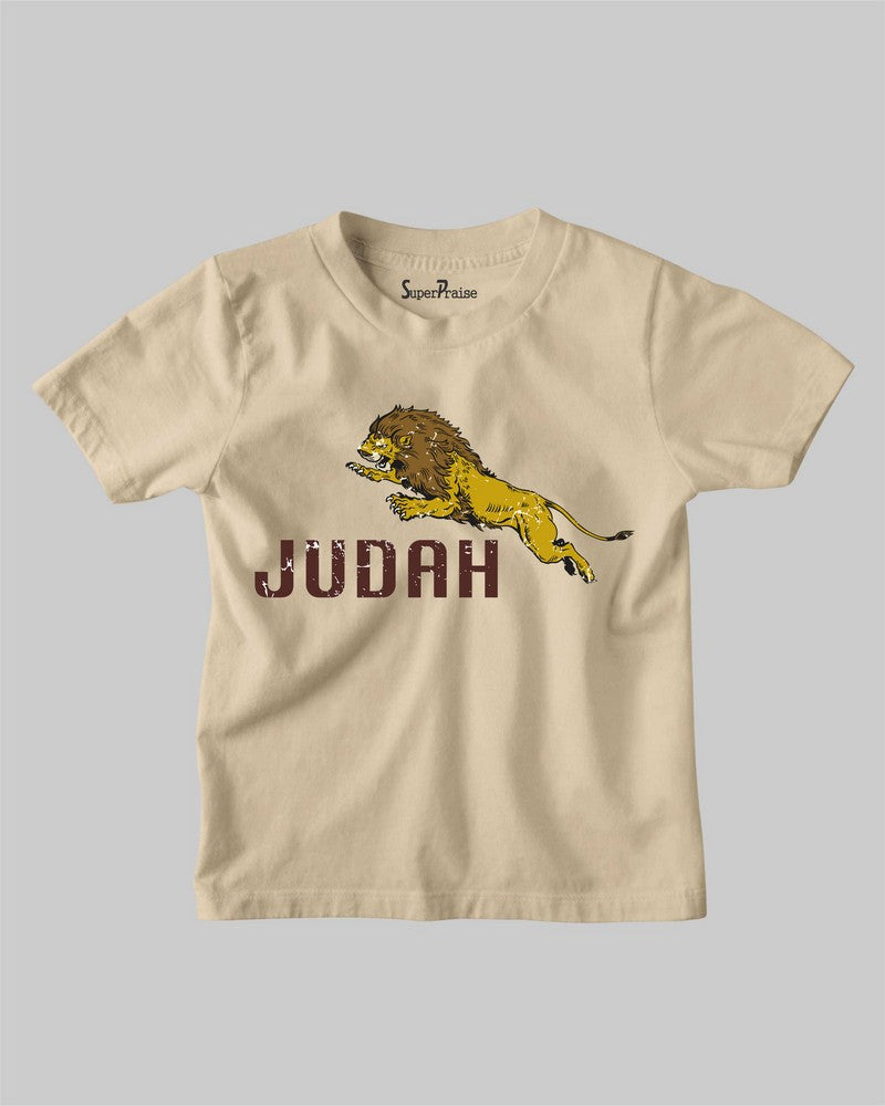 The Lion of Judah Strength Power King Jesus Christ Christian Kids T Shirt