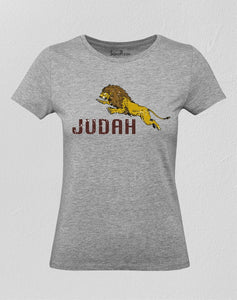 Christian Jesus Women T Shirt The Lion of Judah